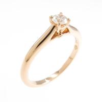 カルティエ MKコーフィル リング 0．18ct・F・VS1・3EXT