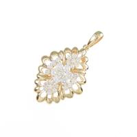 K18YG ダイヤモンドペンダント