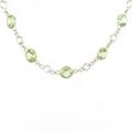 K18YG ペリドットネックレス