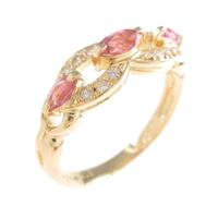 K18YG トルマリンリング