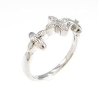 ヴァンドーム フラワー ダイヤモンドリング