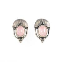 ジョージ ジェンセン ローズクオーツイヤリング