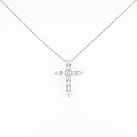 【リメイク】PT クロス ダイヤモンドネックレス