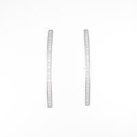 【リメイク】K18WG ダイヤモンドピアス