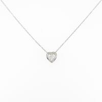 PT ハート ダイヤモンドネックレス