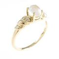 18KYG ムーンストーンリング
