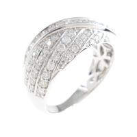 K18WG ダイヤモンドリング