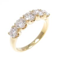 【リメイク】K18YG ダイヤモンドリング 1．102ct・F・SI1・VG?GOOD