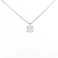 プラチナダイヤモンドネックレス 0．739ct・D・VS1・VG