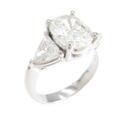 プラチナダイヤモンドリング 2．158ct・L・SI1・オーバルカット