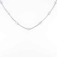 PT／K18WG ダイヤモンドネックレス