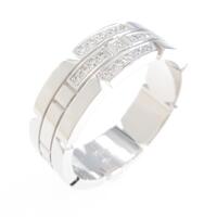 カルティエ タンクフランセーズ ハーフダイヤ リング