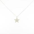 【新品】K18YG スター ダイヤモンドネックレス