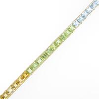 K18YG カラーストーンブレスレット