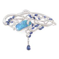 PT／K14WG ボルダーオパールブローチ