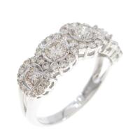 K18WG ダイヤモンドリング