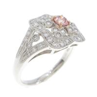 【リメイク】K18PG／プラチナダイヤモンドリング 0．192ct・FIOP・SI1