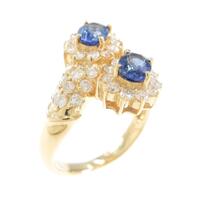 K18YG サファイヤリング