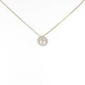 K18YG ダイヤモンドネックレス 0．422ct・I・SI2・GOOD