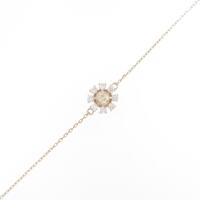 サマンサティアラ フラワー クオーツブレスレット