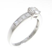 プラチナダイヤモンドリング 0．374ct・F・VS2・VG