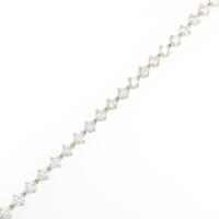 K18TG ダイヤモンドブレスレット