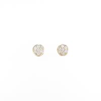 【新品】K18YG ダイヤモンドピアス