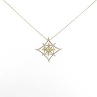 K18YG／K18WG ダイヤモンドネックレス