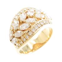 K18YG ダイヤモンドリング