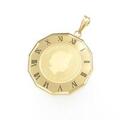 【新品】K18YG（枠） コイン ペンダント