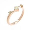 K18PG ダイヤモンドリング