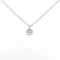 【新品】K18YG ダイヤモンドネックレス 0．210ct・G・SI1・GOOD
