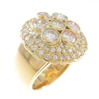 K18YG ダイヤモンドリング