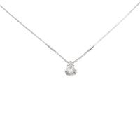 K18WG ダイヤモンドネックレス