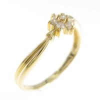 K18YG ダイヤモンドリング