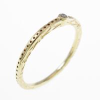 アガット ダイヤモンドリング