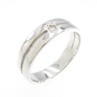 K18WG ダイヤモンドリング