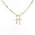 K18YG クロス ネックレス