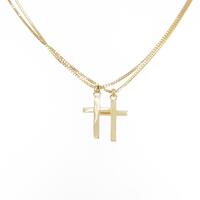 K18YG クロス ネックレス