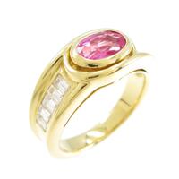 750YG サファイヤリング