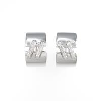 K18WG ダイヤモンドピアス