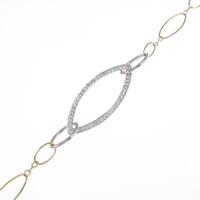 K18YG／K18WG ダイヤモンドブレスレット