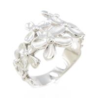 K18WG フラワー リング