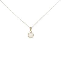 K18YG ムーンストーンネックレス