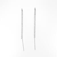 【新品】K18WG ダイヤモンドピアス