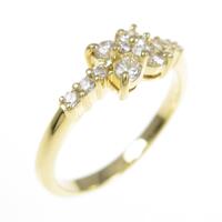 K18YG ダイヤモンドリング