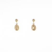 K18YG ムーンストーンピアス