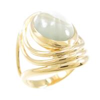 K18YG ムーンストーンリング