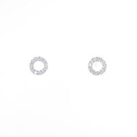 【リメイク】K18WG ダイヤモンドピアス