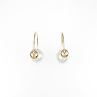 【新品】K18YG アコヤパールピアス